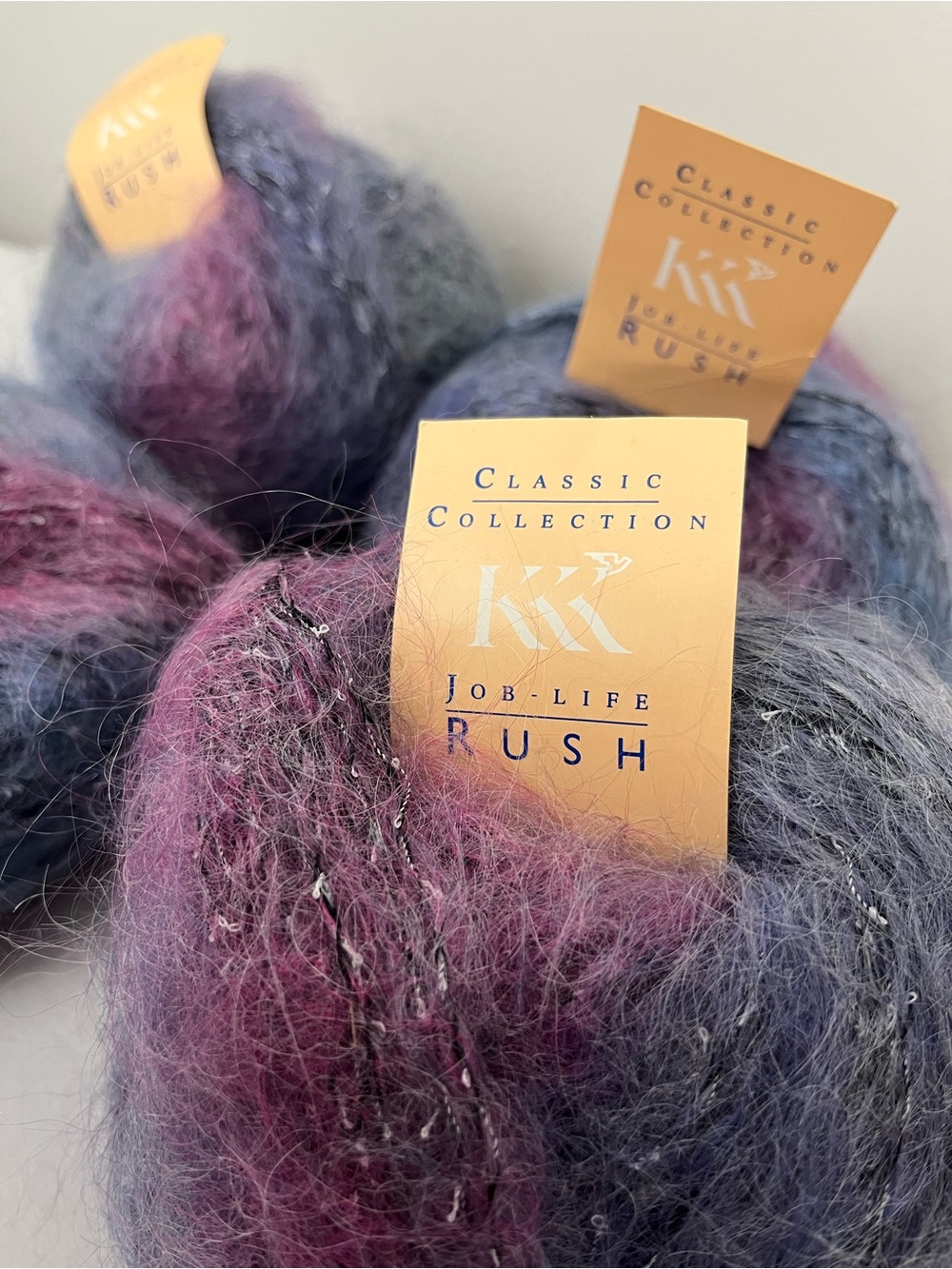4X Skeins of Mohair Blend Yarn